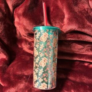 New Hello Kitty Christmas Tumbler with Straw